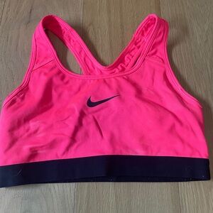 Nike Women's Bright Pink Sports Bra